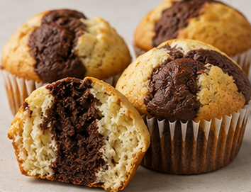 İki Renkli Muffin