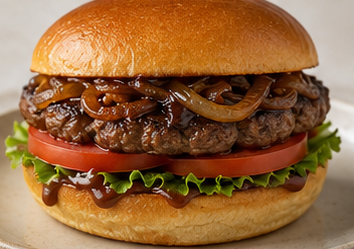 Karamelize Soğanlı Hamburger