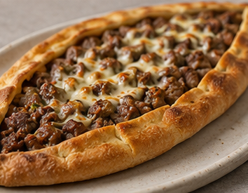 Kavurmalı Kaşarlı Pide