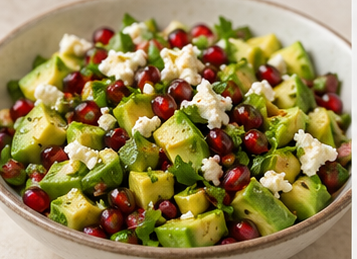 Narlı Avokado Salatası