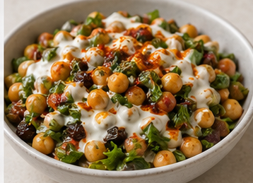 Nohutlu Semizotu Salatası