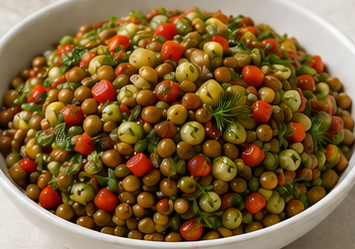 Yeşil Mercimekli Salata