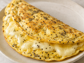 Chia Tohumlu Peynirli Omlet