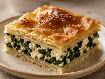 Ispanaklı Yalancı Su Böreği